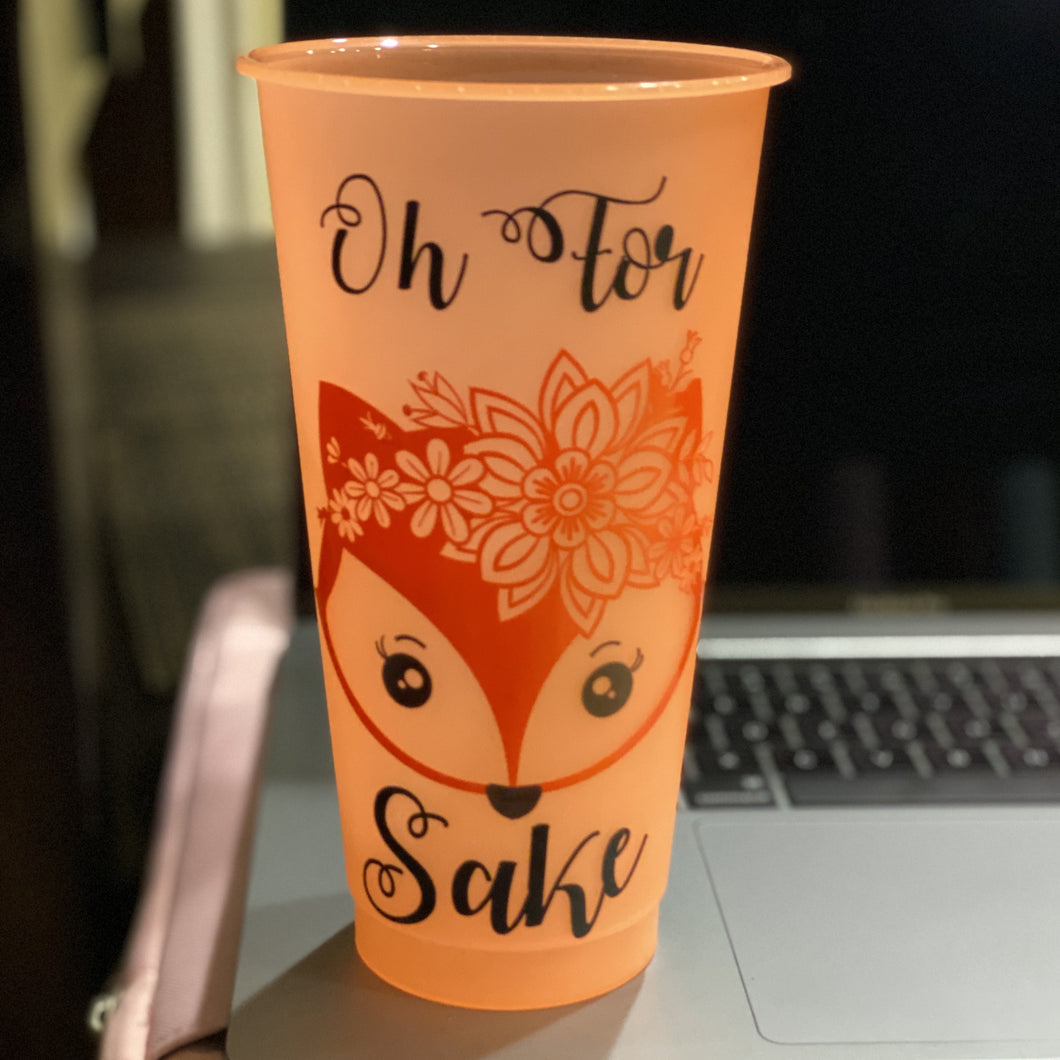 CUSTOMIZED COLOR CHANGING CUPS